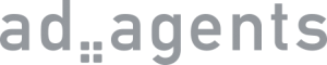 Logo ad agents GmbH grau