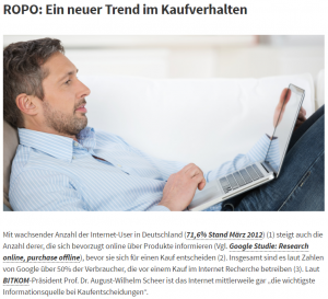 Alles zum Thema ROPO